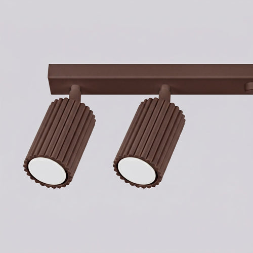 Sollux Lighting Plafondlamp KARBON 6L bruin - 117x6,5x16,5cm