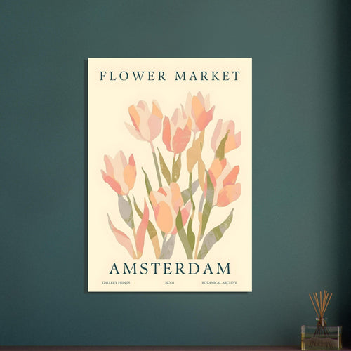 Artfulprints  Flower market - Amsterdam III   poster A4 21x29.7 cm - vtwonen shop
