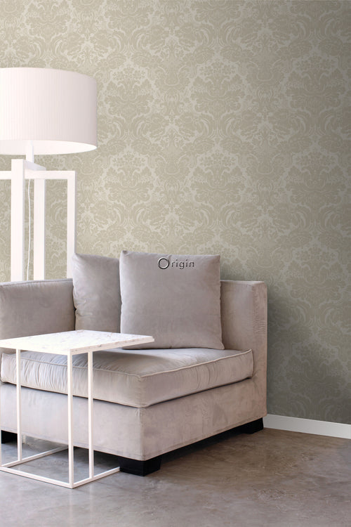 Origin Wallcoverings behang ornamenten donker beige - 53 cm x 10,05 m - 347038 - vtwonen shop