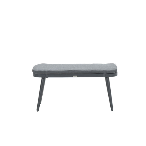 Garden Impressions loungebank San Vito donker grijs - 140x40 cm