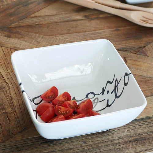 Rivièra Maison Buon Appetito Bowl L - Porselein - Off White - vtwonen shop