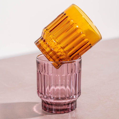 Salt & Pepper - Glas 30cl roze Tone - Set van 4 - vtwonen shop