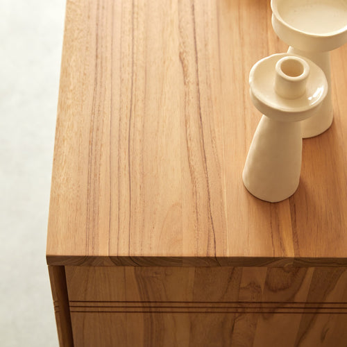 Tikamoon Teakhouten TV-meubel 80 cm - Naturel