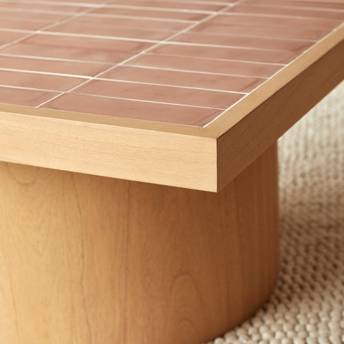 Tikamoon Salontafel in mindihout en keramiek - Naturel - vtwonen shop