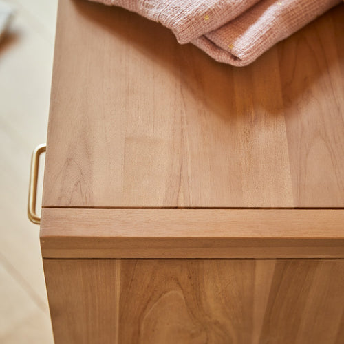 Tikamoon Kindercommode van massief teakhout - Naturel - vtwonen shop