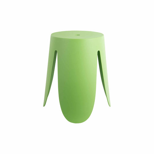 Leitmotiv poef Stool Ravish - groen - Ø43cm - vtwonen shop