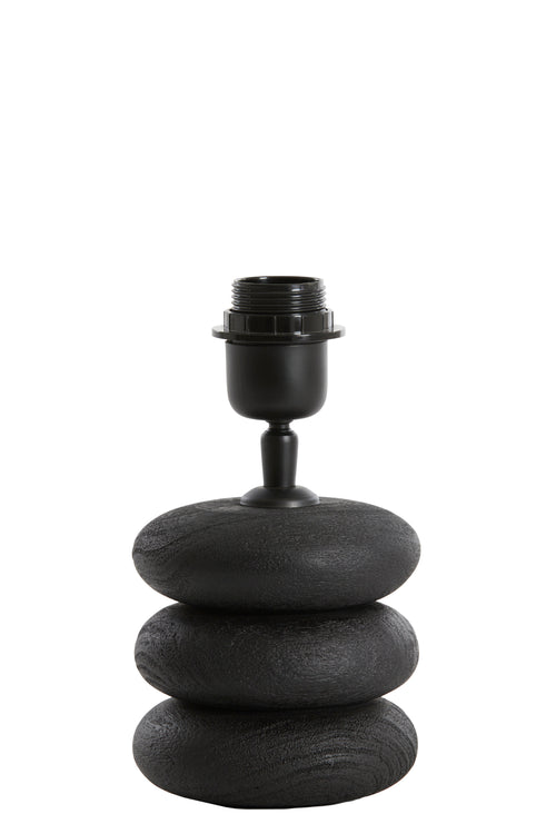 Light & Living lampvoet BUDONGO - Ø12x12cm - zwart - vtwonen shop