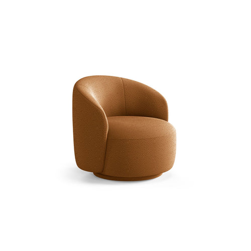 Cosmopolitan Design - Draaistoel Savona boucle honing - 83x86x76.5cm