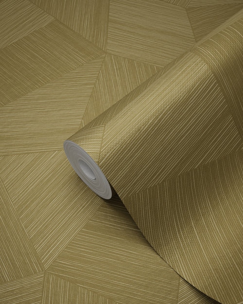 Origin Wallcoverings eco-texture vliesbehang grafisch 3D motief goud - 0.53 x 10.05 m - 347822 - vtwonen shop