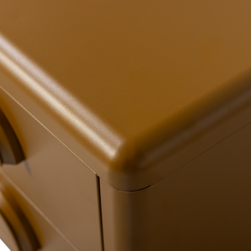 WOOOD Ladekast met 2 lades Rune - Metaal - Zand - 45x42x42 - vtwonen shop