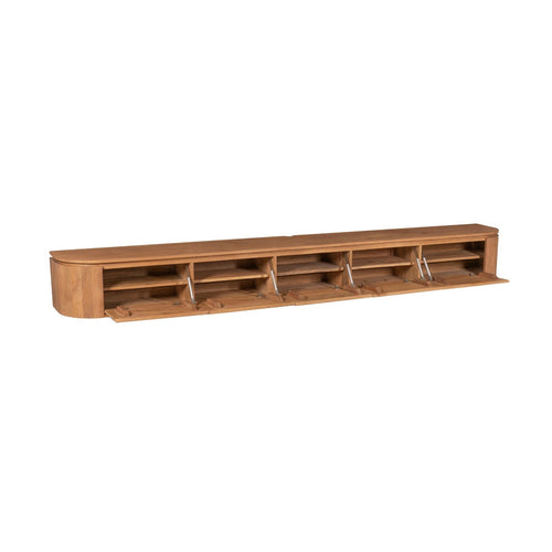Starfurn Tv-meubel Excellent - Naturel Hout - 280x35x30cm