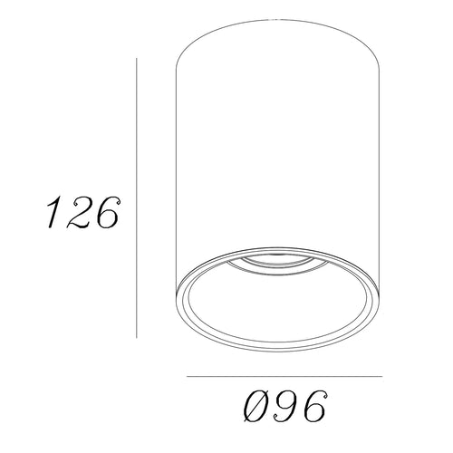 Artdelight spot Moreno - 1 lichts - 9.6  x 12.6   cm - champagne - vtwonen shop