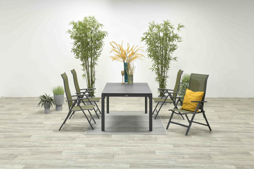 Garden Impressions 5-delige tuinset - 4 Limone stoelen met tafel Perth