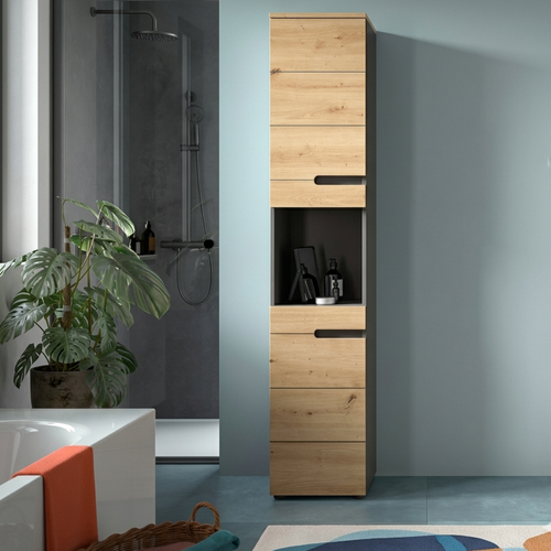 Calicosy - Badkamerkast ENO - Licht hout 38x34x193 cm