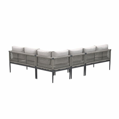 Teramon hoekset - 4-dlg. - carbon black - taupe - desert sand - vtwonen shop