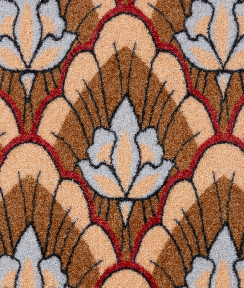 LXmatten Deurmat June Flower Brown - 80 x 50 cm