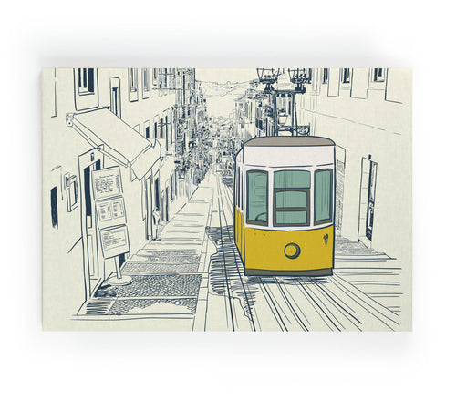 Canvas 60x40 Afdruk Stad