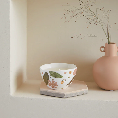 Urban Nature Culture Good Morning kom met kaars - in cadeauverpakking - 11x6,5cm