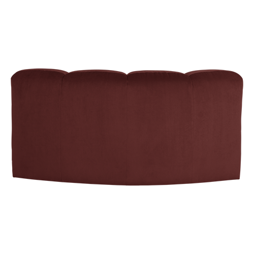 WOOOD hoekelement Mojo - Velvet - Kastanjebruin - 74x110x110