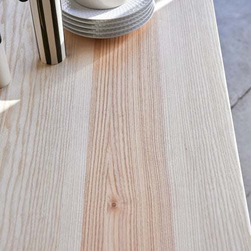 Tikamoon Josef - Tafel van massief olijfessenhout voor 4/6 personen. - Naturel - vtwonen shop