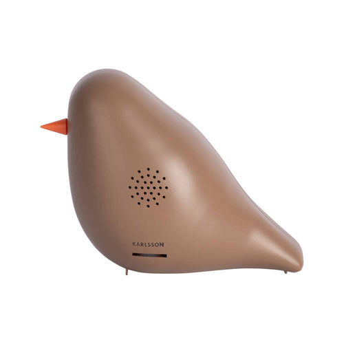 Karlsson ornament Bird - bruin - 7.2x14.2x10.8cm