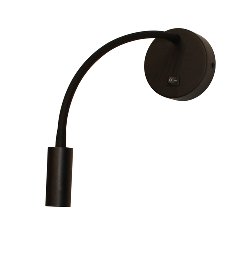 Artdelight wandlamp Flex - 1 lichts - 30  x 10   cm - zwart