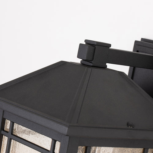 Elstead Quoizel Cedar Outdoor Wandlantaarn Zwart, IP44