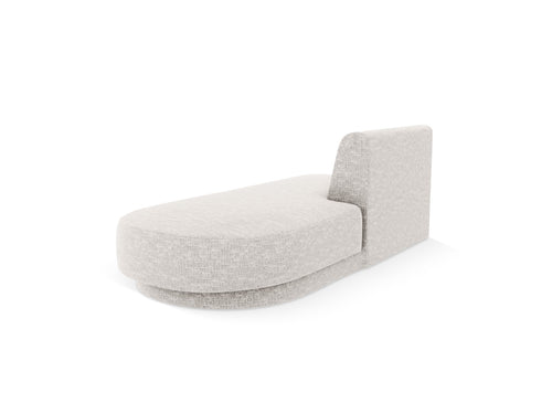 Micadoni Module Miley 2-zits, chenille lichtgrijs - 90x158x70cm