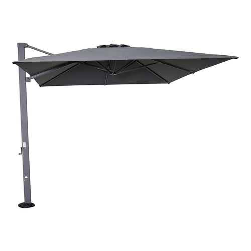 Garden Impressions Hawaii Emperor telescoop zweefparasol 300x400 antraciet