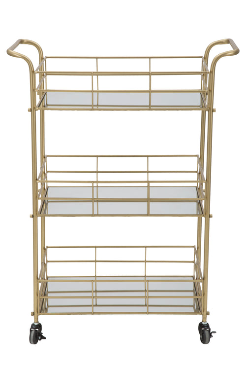 Mauro Ferretti trolley - 60x30,5x80 cm - goud