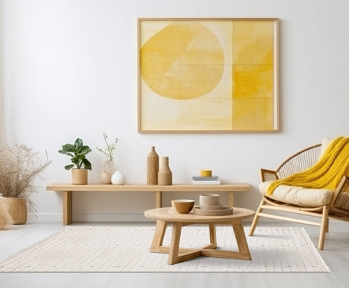 AFK Living vloerkleed  Sael - reliëfeffect - beige - 160 x 230 cm - vtwonen shop