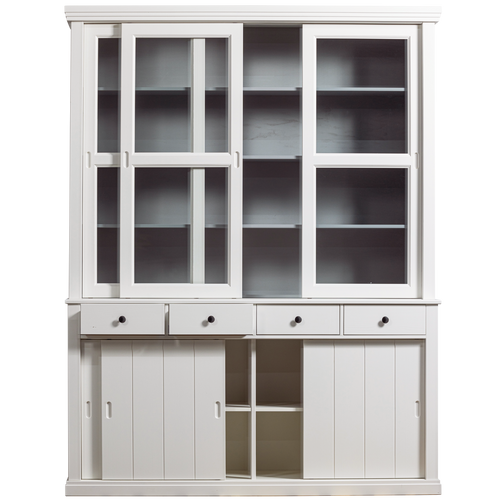 WOOOD winkelkast Lagos - Grenen - Wit - 214x166x48 - vtwonen shop