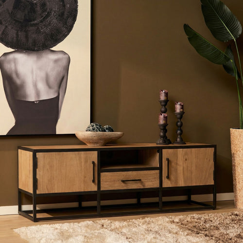 Starfurn Tv-meubel Dakota - Naturel Hout - 145x45x50cm