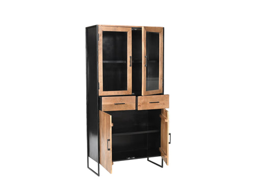 Livingfurn kast Elin - bruin - 90x40x180 - vtwonen shop