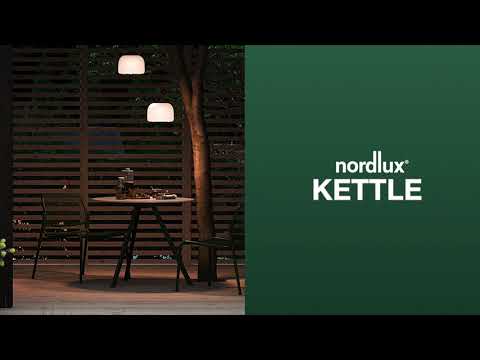 Nordlux Kettle Tafellamp Buiten - Ø22cm - LED Stepdim - 2700K - IP65 - Wit - vtwonen shop