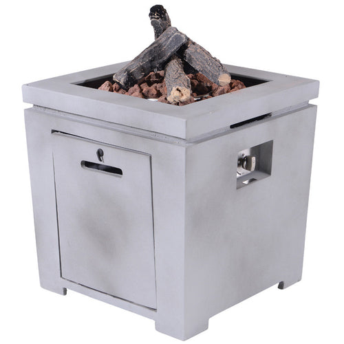 Cozy Living vuurhaard Lisboa - beton grijs - 60x60 cm - vtwonen shop