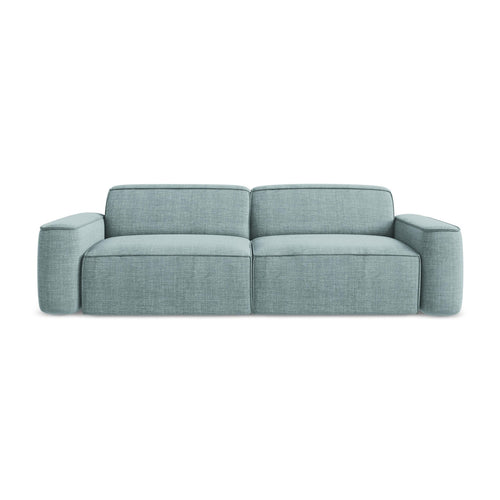 LaMiaSofa 4-zits bank Melissa - textuurstof - jeans - 244x102x70