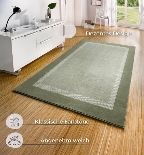Vloerkleed MOMO Rugs Panorama Uni Black 80x300 cm