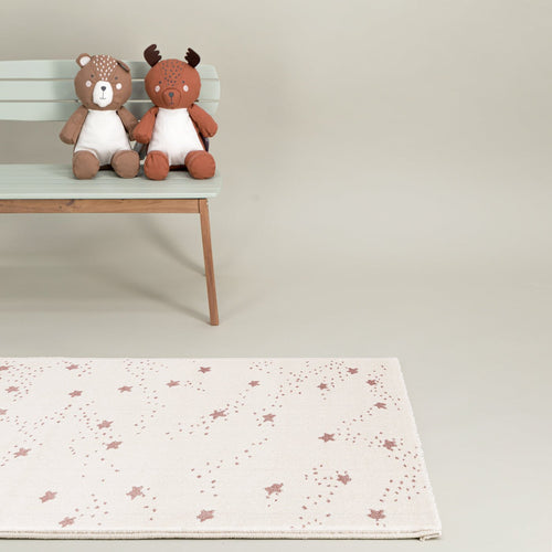 AFK Living vloerkleed  - voor kinderen - roos - 80 x 150 cm