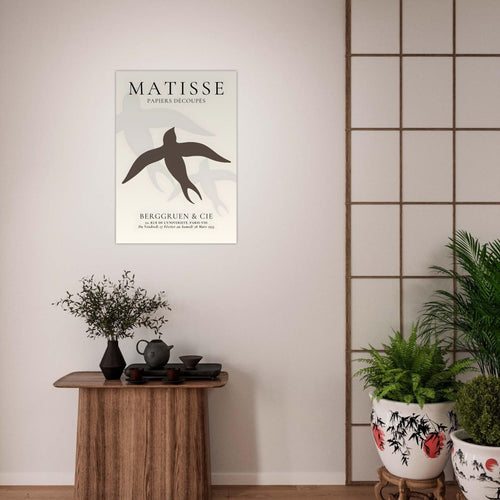 Artfulprints  Matisse - Birds silhouettes   poster 30x40 cm