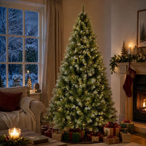 Triumph Tree Pittsburgh Kunstboom Groen - Kerstboom met Volle Uitstraling en 812 Takken - Kerstversiering voor Binnen - Rond met Insteeksysteem - H215