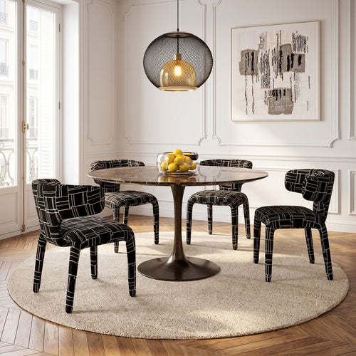 Kare Design Stoel Tobi Trio zwart