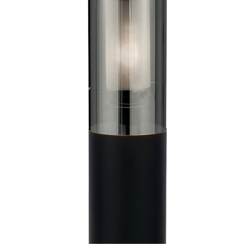 Batton 900 mm buitenpaal, zwarte en gerookte diffusor, IP44