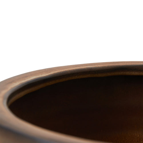 HKLIVING plantenpot keramiek – vanille