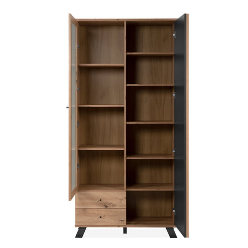 Calicosy - LUBLIN Servieskast - Licht hout - 40x92x198 cm
