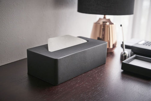 Yamazaki Tissuebox - Tower - Zwart - vtwonen shop