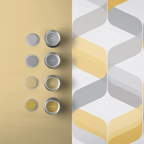 Graham & Brown Vliesbehang - Retro Lemon - 10mx52cm - vtwonen shop