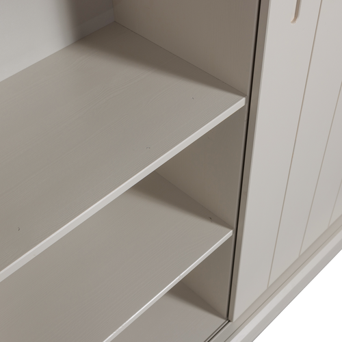 WOOOD schuifdeurkast Mila - Grenen - Dust - 200x120x42 - vtwonen shop