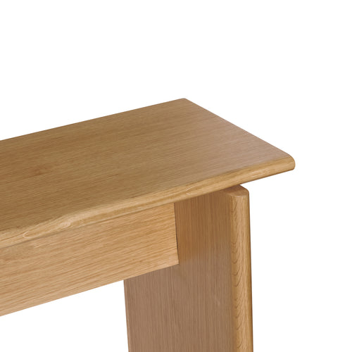 Hübsch kruk Baenk - mdf/essenhout/essenfineer - 80x31xh48cm