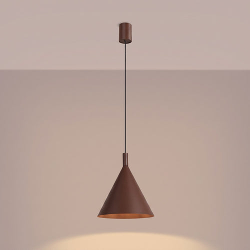 Sollux Lighting Hanglamp NOX 25 bruin - 24,5x24,5x140cm